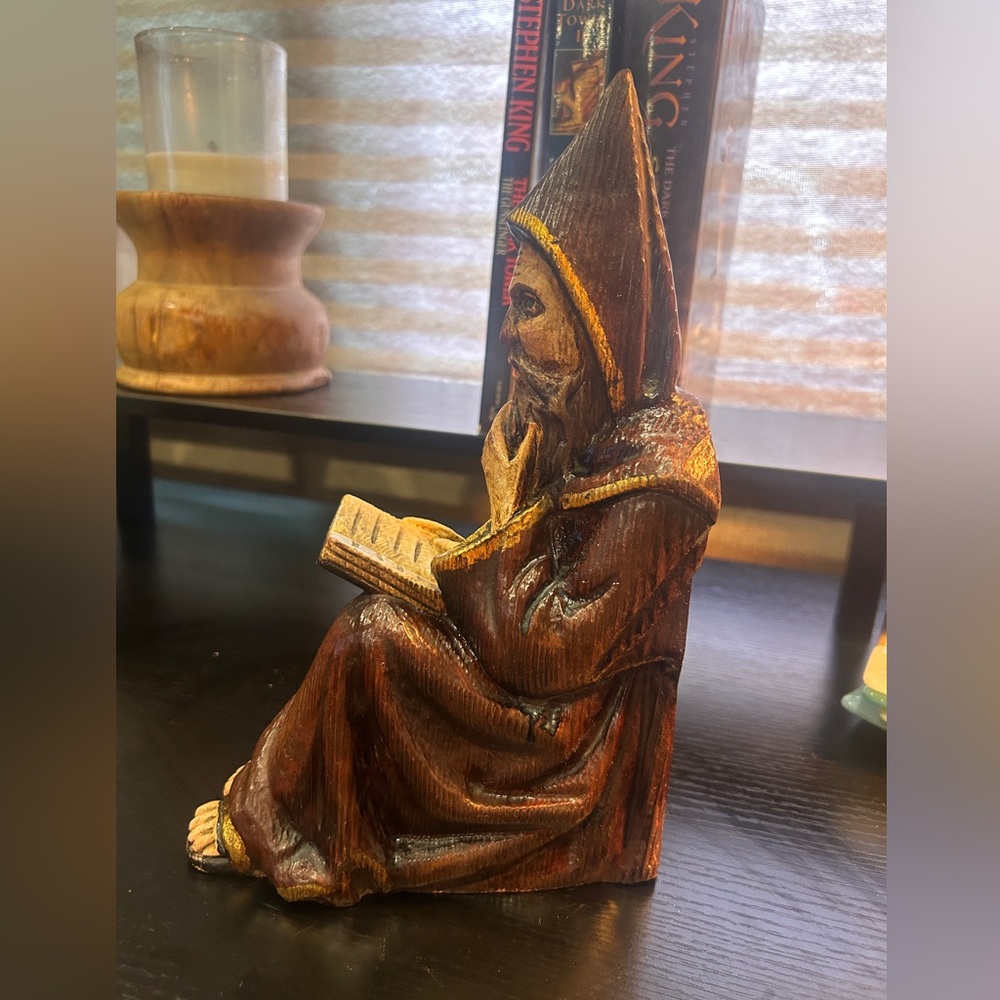 Vintage bookends  10” Studious monks set - Picture 10 of 16